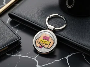 Personalized Keyring Steel Style Force
